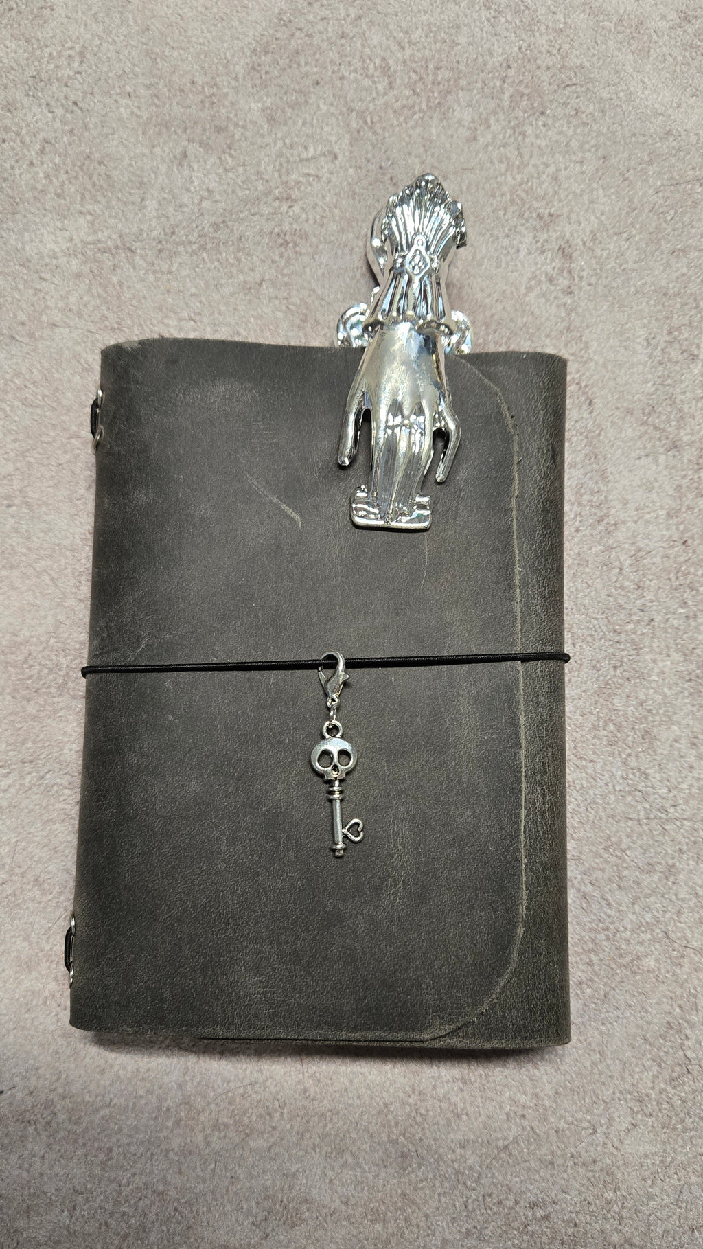 Gray Passport Black & Silver