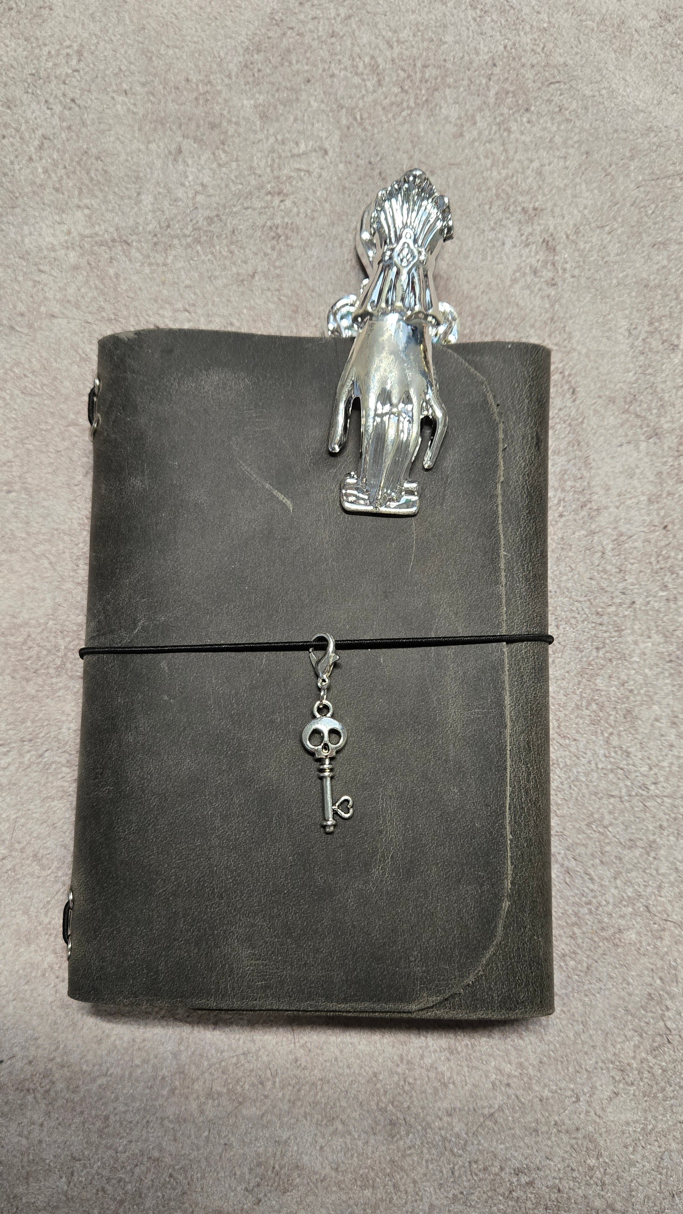 Gray Passport Black & Silver