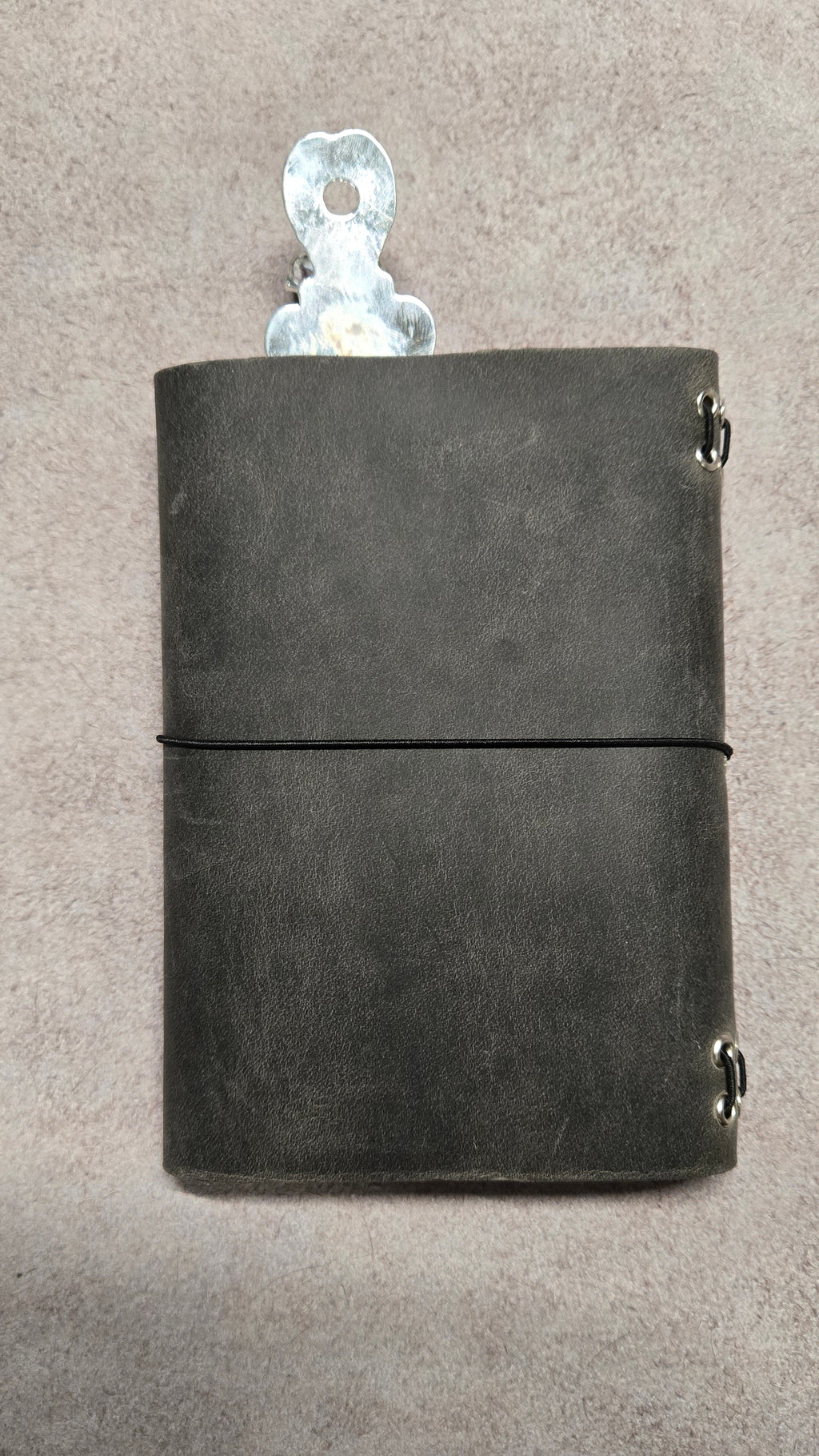 Gray Passport Black & Silver