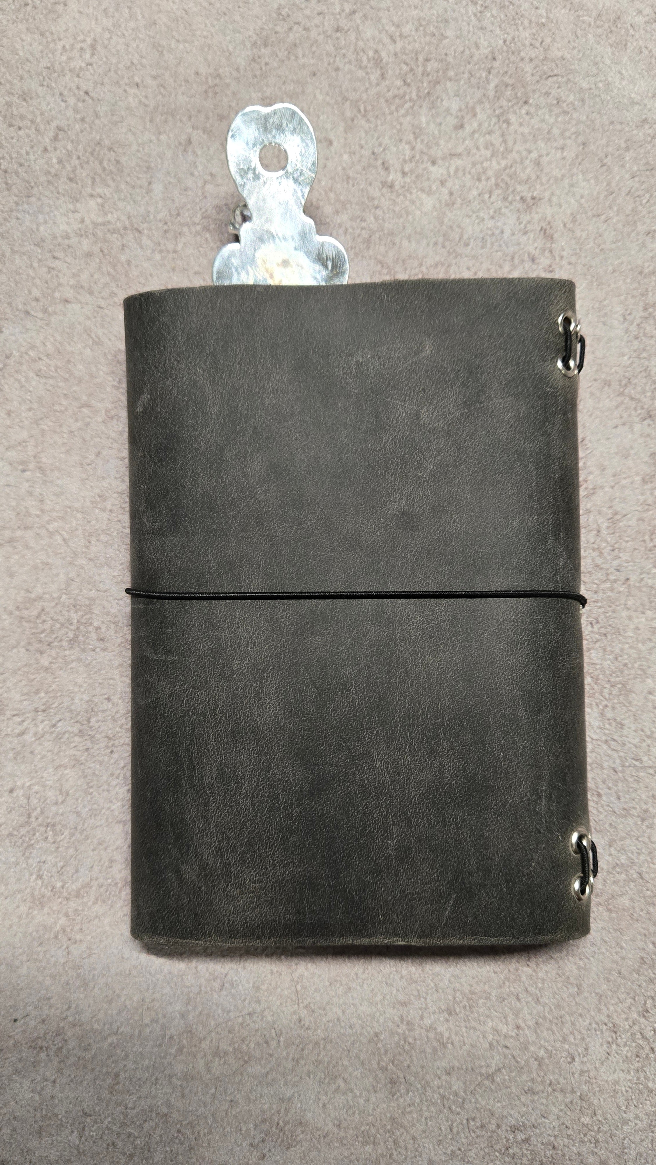 Gray Passport Black & Silver