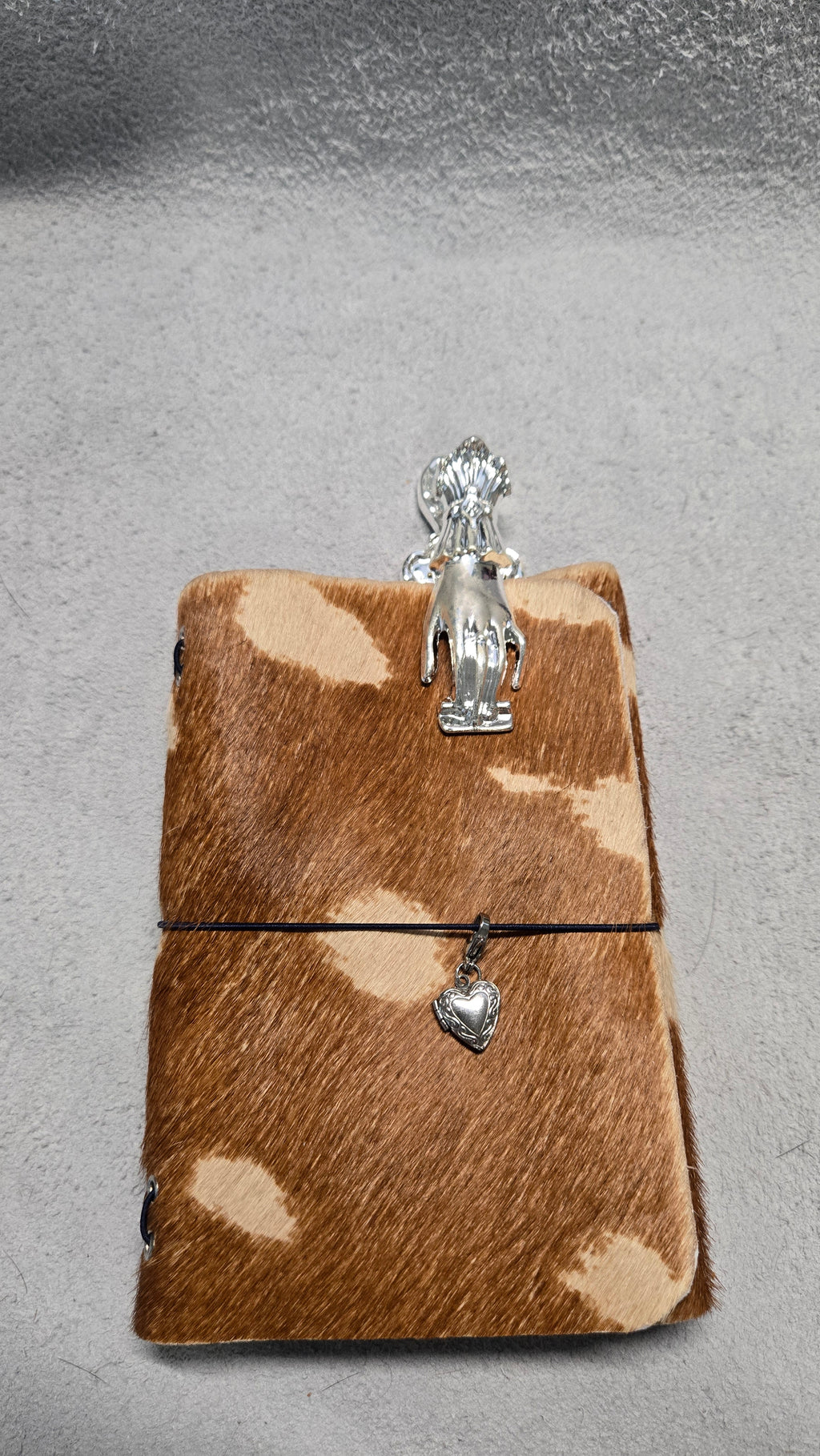 Hair On A6 & Passport - Customizable Tri-Fold Leather Journal Cover